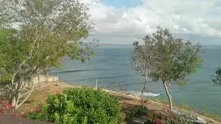View from Villa surf Heaven On The Planet Ekas bay Lombok Indonesia