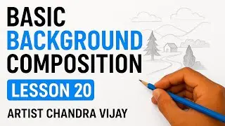Basic Background Composition | How to Draw Better Backgrounds | Lesson 20 #drawing #arttutorial 