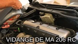 Vidange de ma Peugeot 206 RC !