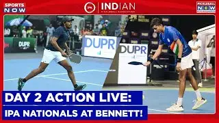 Live: Day 2 of the 4th IPA Nationals Pickleball with Pro Players at Bennett University!