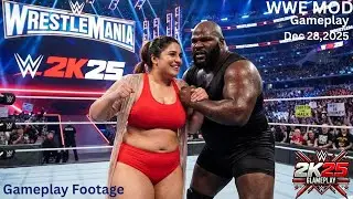 WWE 2K25 - Марк Генри против индийской дивы Анамики | Геймплей межгендерного матча | 28 декабря 2...