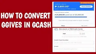 HOW TO CONVERT GGIVES IN GCASH : EASY STEPS ON HOW TO TRANSFER GGIVES BALANCE TO METRO BANK CREDIT