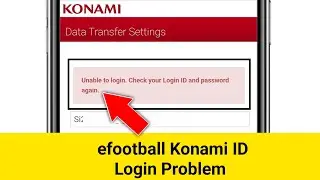 Unable to login Check your Login ID and password again problem in Konami ID Login 2025 || Solved