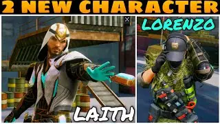 😍2 New Characters Lorenzo & Laith In Pubg/Bgmi 🥰 NEW Character In pubg mobile