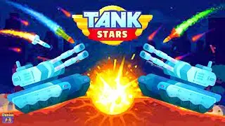 Tank Stars - Gameplay Walkthrough - Frost tank versus Frost tank (iOS,Android)