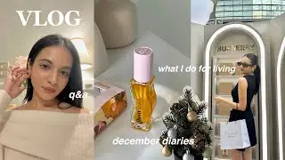 vlog : a few days in my life, q&a , what I eat 🎄🎀🍝