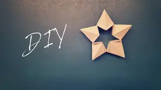 Papiersterne basteln ☆ | Stern | Weihnachtsbasteln | Weihnachtsdeko | Origamistern