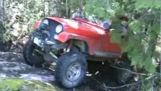 V8 Jeep CJ on the Armdong trail