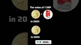 XRP value now vs 2035 mystery 📈💰 #XRP #Crypto #Future #2035 #Blockchain #Investment #Finance #Ripple