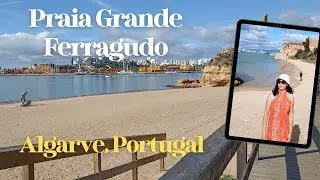 PRAIA GRANDE - FERRAGUDO BEACH | ALGARVE PORTUGAL, NOVEMBER 2022