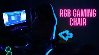 SUPER COOL! - RGB Gaming Chair - Deltaco Gaming RGB LED  Chair GAM-080  Review