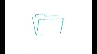 How to Draw a Folder Symbol - Relaxing Drawing Session