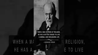 Sigmund Freud Quote on Religion #shorts #quotes
