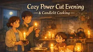 A Cozy Power Cut Evening in the Countryside 🌙 | Candlelight Cooking & Deep Calm
