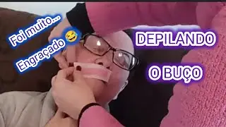 DEPILANDO O BU&Ccedil;O - com bandas de cera (muito engra&ccedil;ado 😂) #depilacao #depilar #bu&ccedil;o #mae