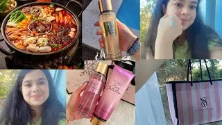 Dragon spicy Hotpot Challenge | @VictoriasSecret product shopping
