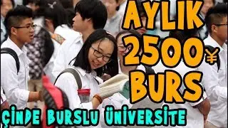 &Ccedil;İN'DE BURSLU OKUMAK -AYLIK 2500&yen; BURS! (1500 tl)