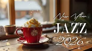 HAPPY NEW YEAR 2026 ✨☕ Cozy Coffee Jazz Music & Sweet Holiday Bossa Nova for Chill.