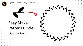 Simple Circular Pattern in Adobe Illustrator | Flower Pattern Brush