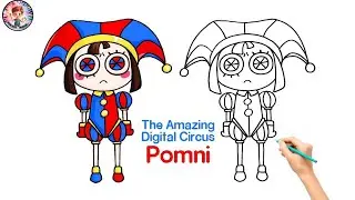 How to Draw Pomni | The Amazing Digital Circus