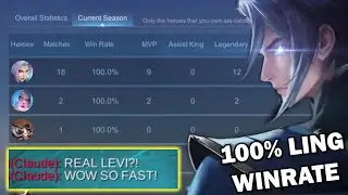 100% LING WINRATE IN THE NEW SEASON (REAL NO F4KE) !!!