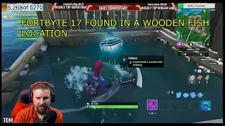 FORTNITE FORTBYTE #17 LOCATION UNLOCK FOUND IN A WOODED FISH VERY EASY