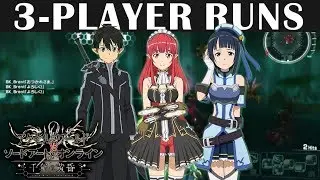 Efficient 3-Player Infinite Dungeon Runs - Accel World vs Sword Art Online
