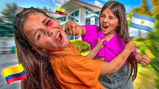 &iexcl;MI HIJA ARGENTINA  PELEA CONTRA MI SOBRINA COLOMBIANA! * SE ODIAN 