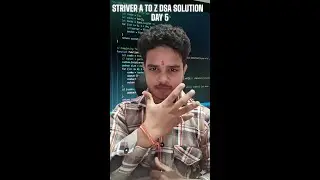 Day 5 of 45 Days DSA Challenge | Basics & Pattern | Striver's A2Z SDE sheet | NeoTech Ayush