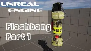 Unreal Engine Flashbang Part 1 | Beginner Tutorial Post Processing SFX