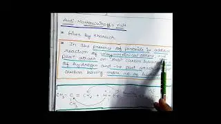 Anti - Markownikoff's rule || basi chemistry class || #shorts #saiclasses