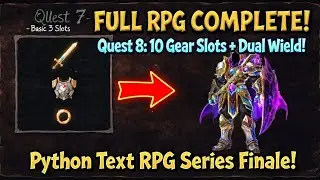 From Code to Game: The Ultimate Python RPG Finale 🐍