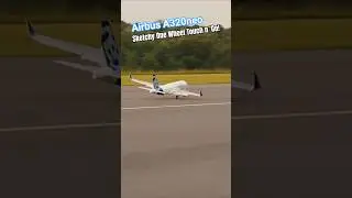 E-Flite Airbus A320neo Sketchy One Wheeler! #new #aviation #rcplane