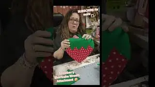 Watch me create a strawberry wreath attachment LIVE&mdash;sped up & sweet!🍓✨ #XTINEnergy #DIYDecor #shorts