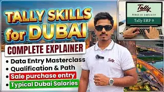 Tally operator job | Data Entry job | 12th pass job in dubai | Accountant job