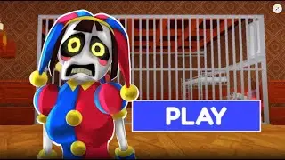 SCARY POMNI PRISON RUN! ( Obby ) #roblox #scaryobby #obby