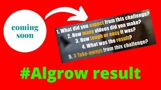 Results of Algrow 10 days challenge | @Algrow  Results | Software zone official #algrowresult