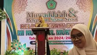 Sambutan Ibu Pengawas Madrasah - Ibu Hj. Arini, M. Pd.