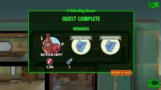 Fallout Shelter | Rescue Bottle and Cappy
