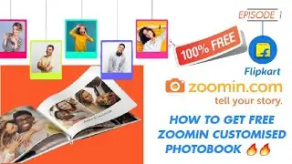 100% Free मे Photo Book कैसे बनवाये!! Zoomin Free Photo Prints| Zoomin Free PhotoBooks ✨️🔥🔥 #video