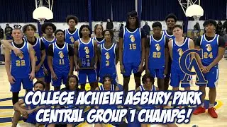 College Achieve Asbury Park 74 Manville 33 | Central Group 1 Final | Boys Basketball highlights