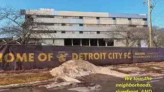 Southwest Hospital Demolioton Update With Nearby Chadsey-Condon Neighborhood. Lonyo Greenway Work?