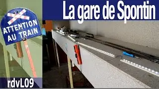 Construction du r&eacute;seau Ho la gare de Spontin : L'&eacute;clairage (Episode 3)