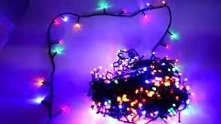 Гирлянда светодиодная 500 led ламп | Длина 30м | Разные цвета свечения