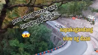 ZIGZAG ROAD IN QUEZON PROVINCE  PHILIPPINES 