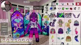 From Basic to PONY! 🦄 Brookhaven Glow Up! Making the CUTEST My Little Pony Avatars in Roblox RP