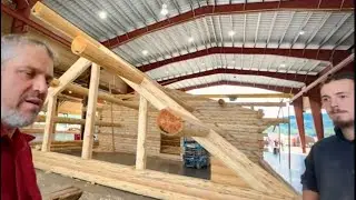 Meadowlark Craftsmen&rsquo;s Exceptional Upper Story Log Work Skills, Log Chalet And Montana Rancher ￼