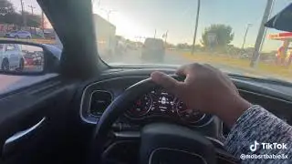 POV of me driving a v6 dodge charger for fun 