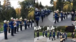 The Rim of the World High School Marching Scots at the 2018 Lake Arrowhead Country Club Performance
