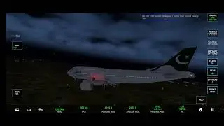 BOEING 747 PIA Landing  at Islamabad  from LONDON RFS
